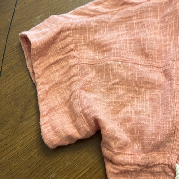 Free People endless summer “salty air” oversized drawing crop size small - Picture 3 of 10